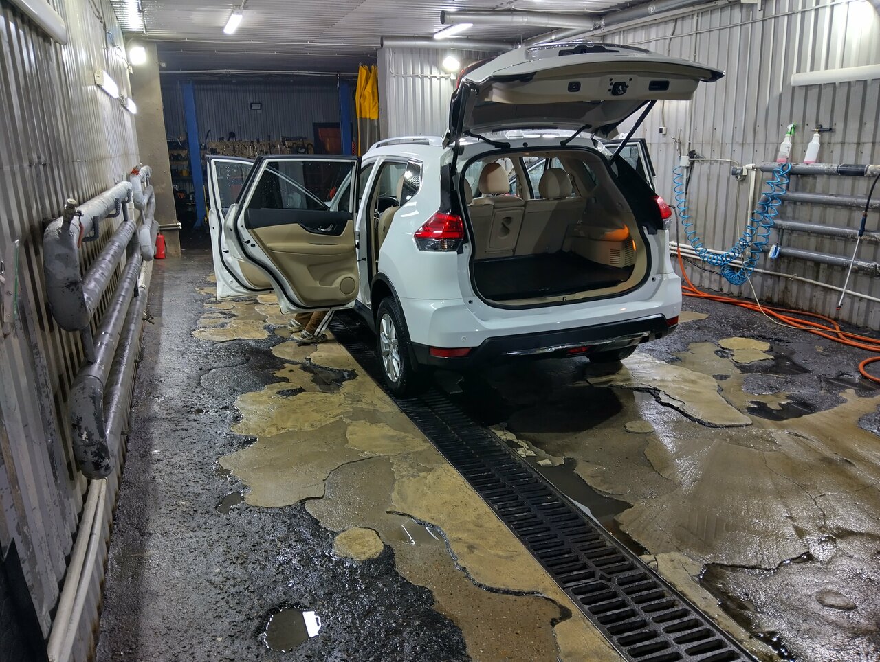 inside