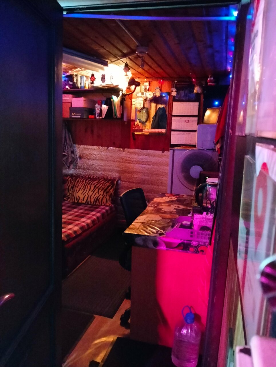 inside