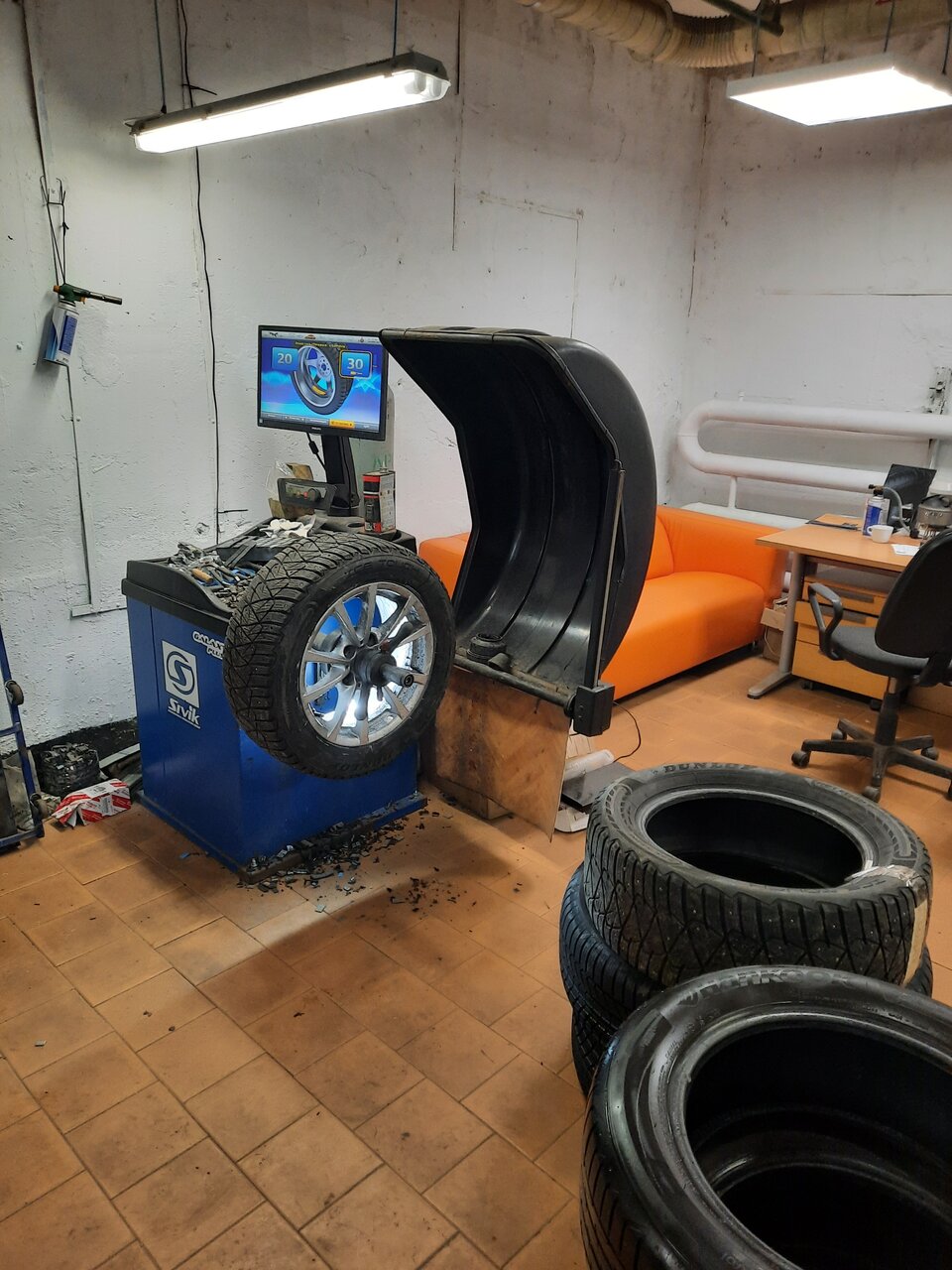 inside