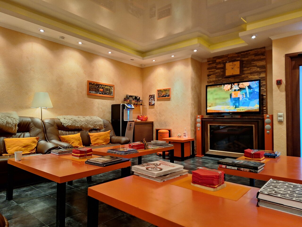 inside