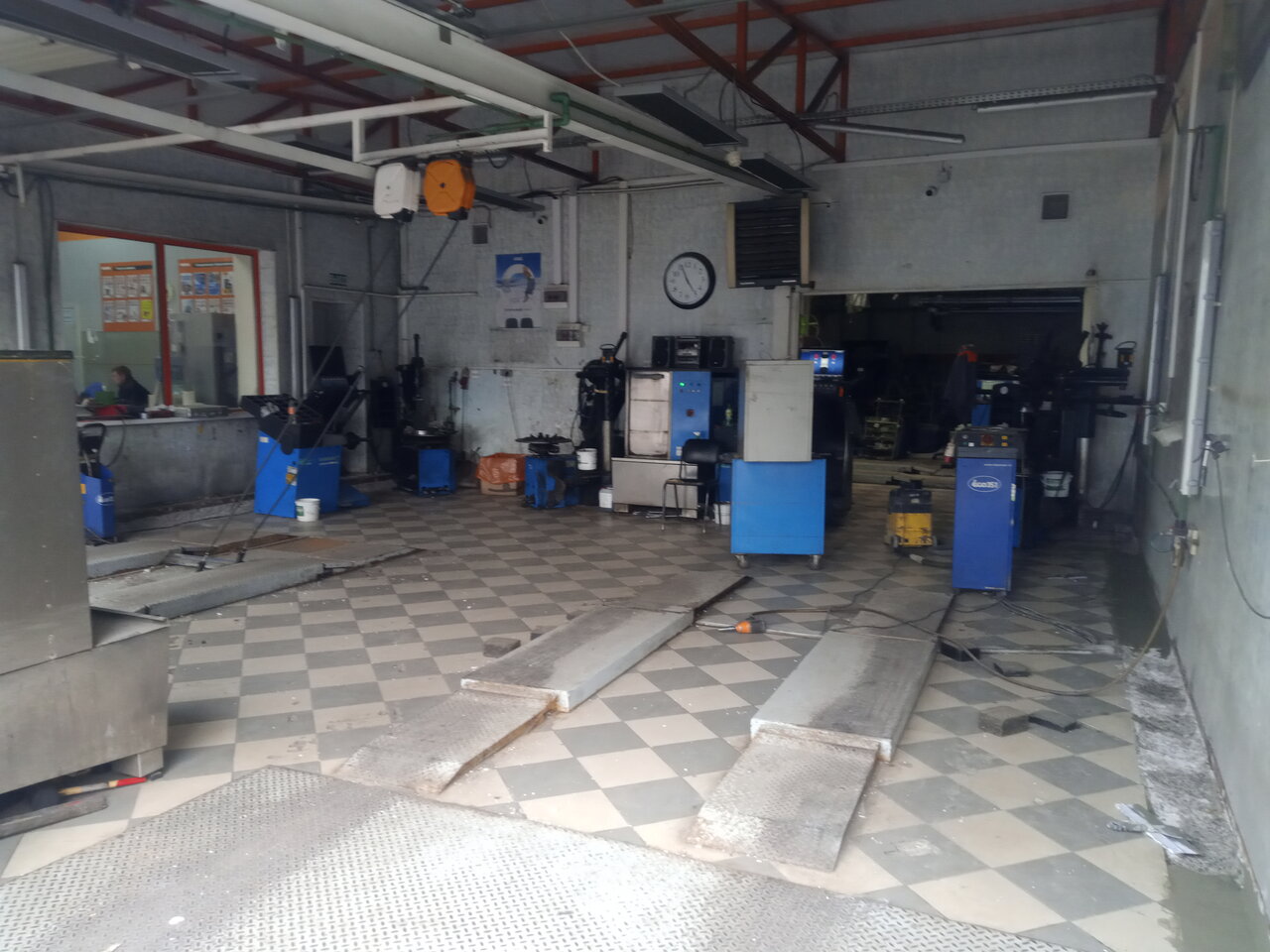 inside