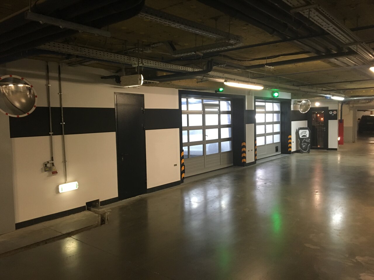 inside