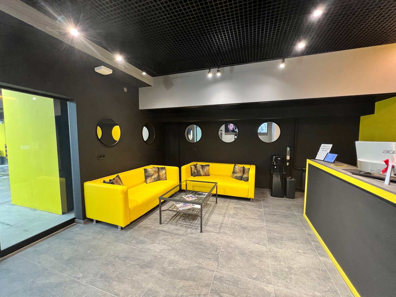 inside