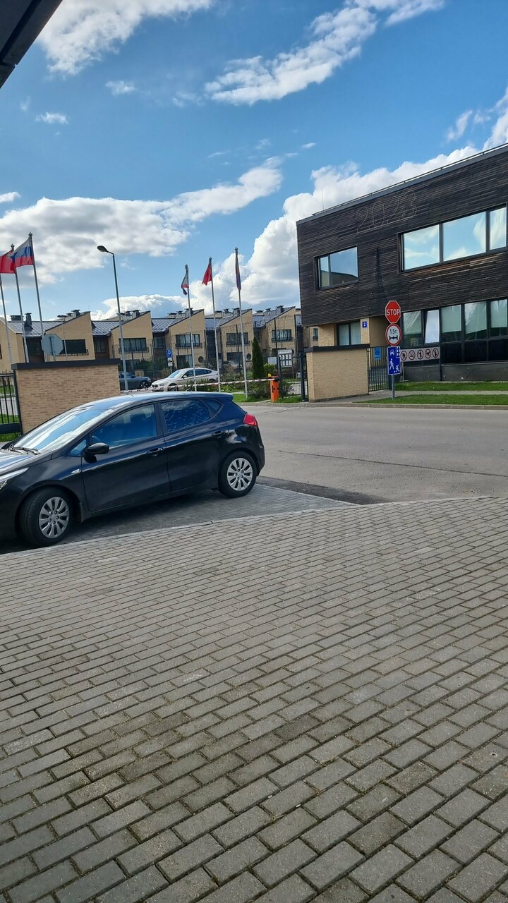 outside