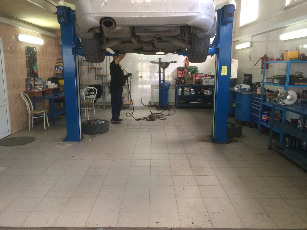 inside