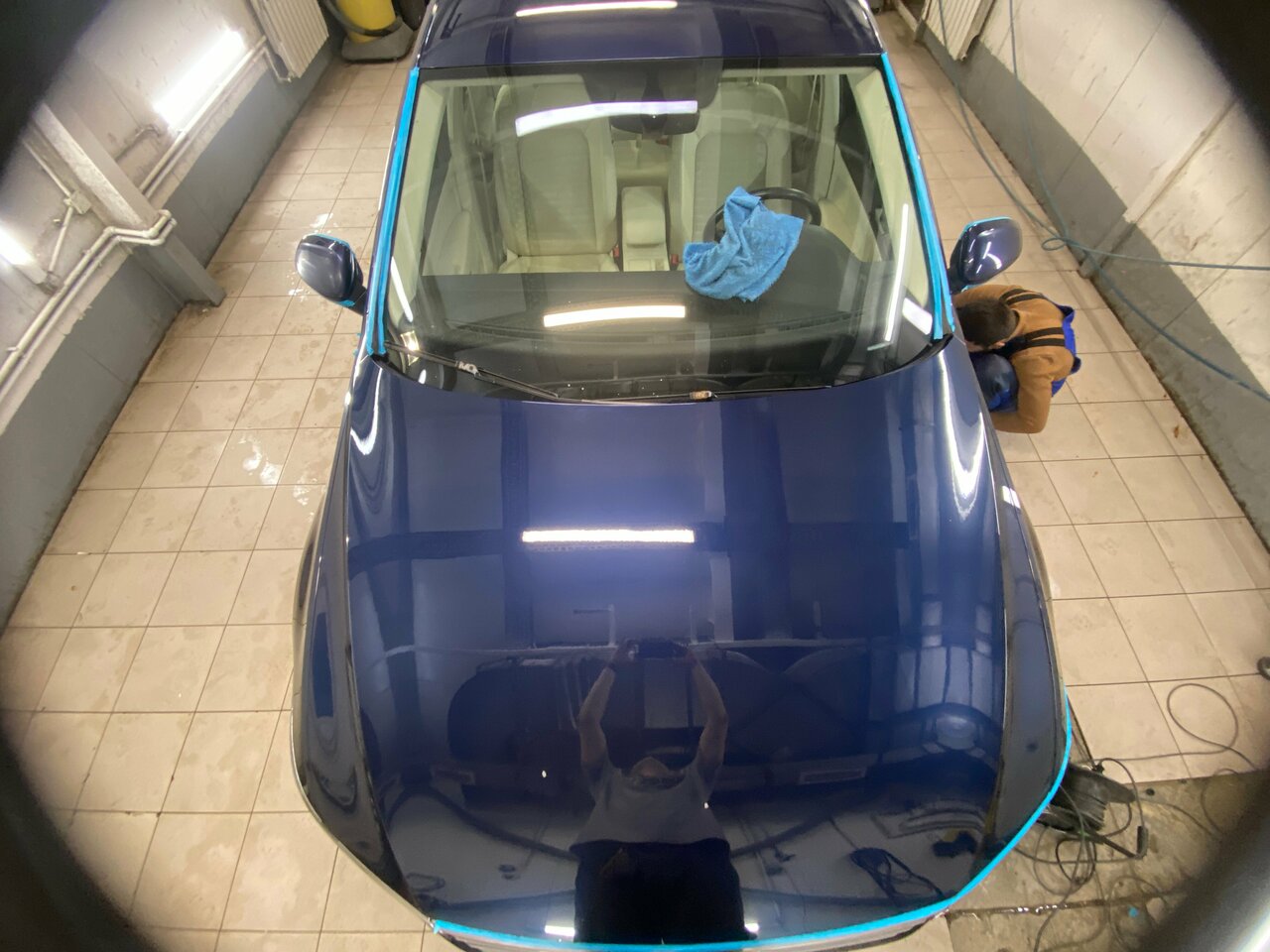 inside