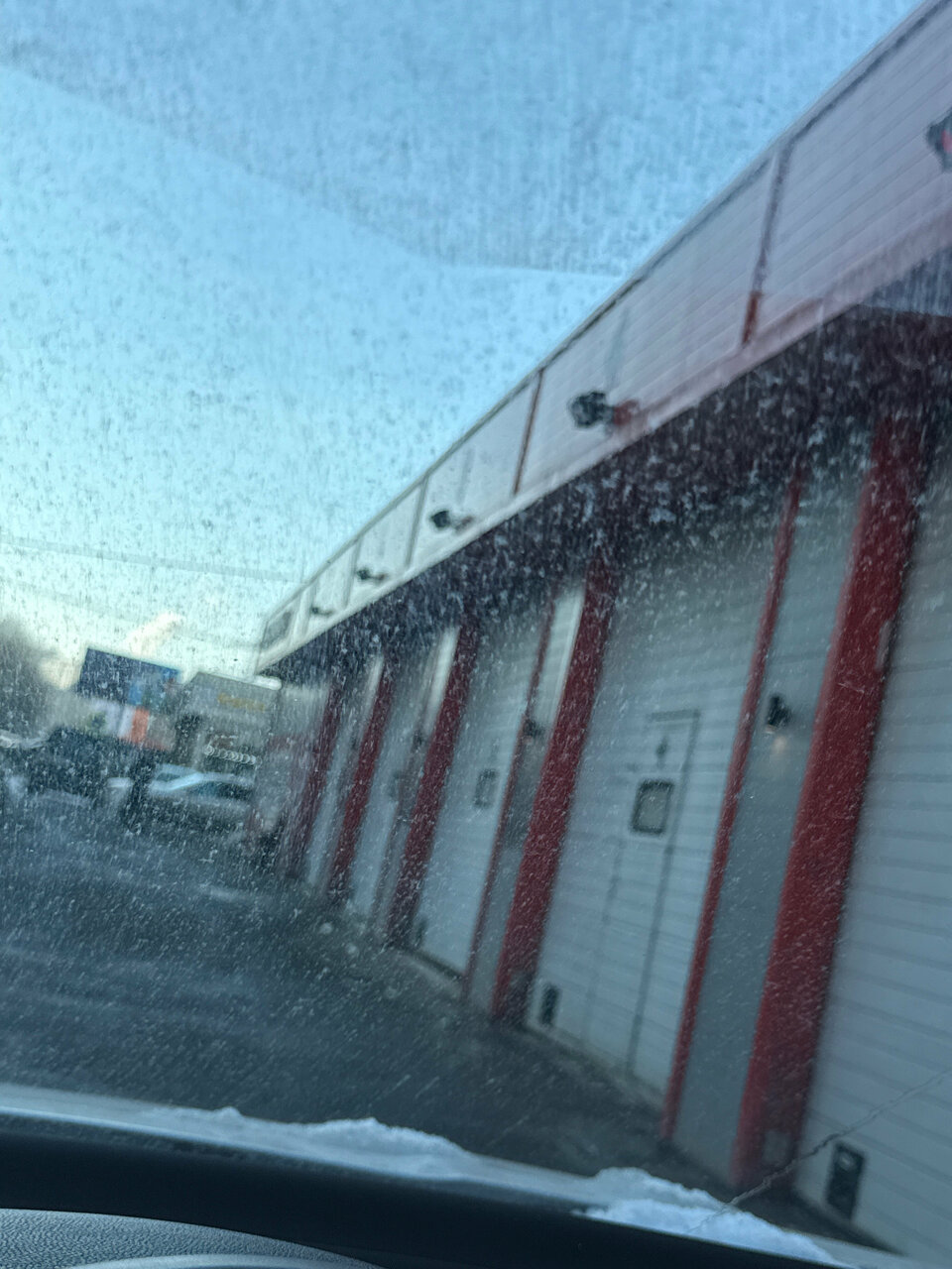 outside