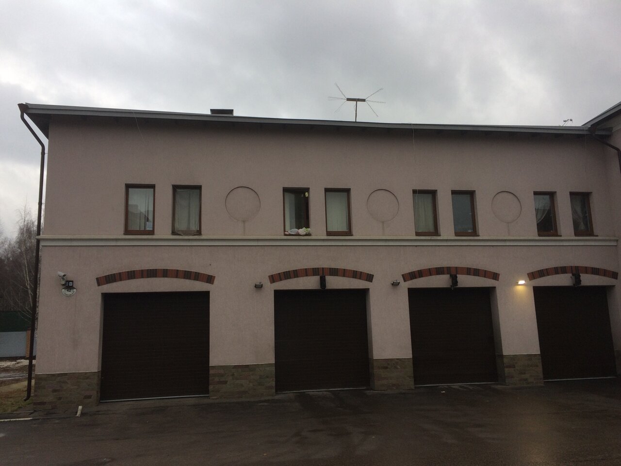 outside