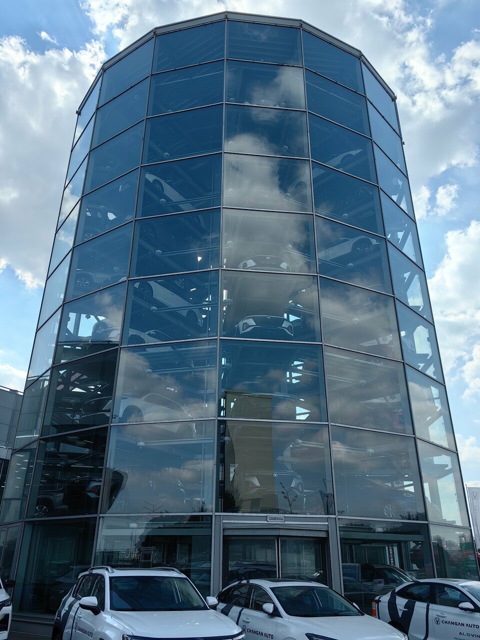 outside