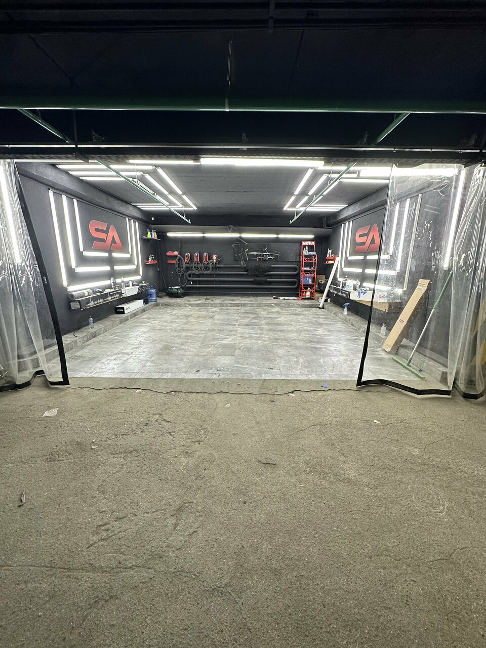 inside