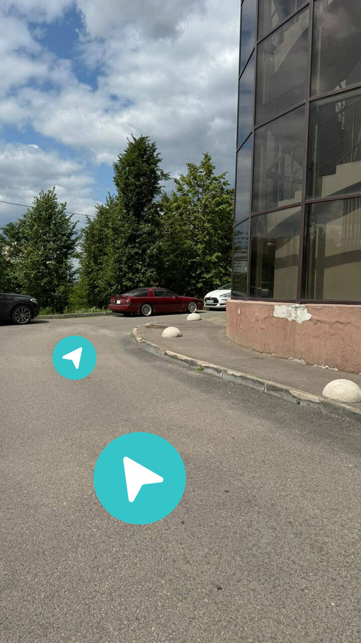 outside