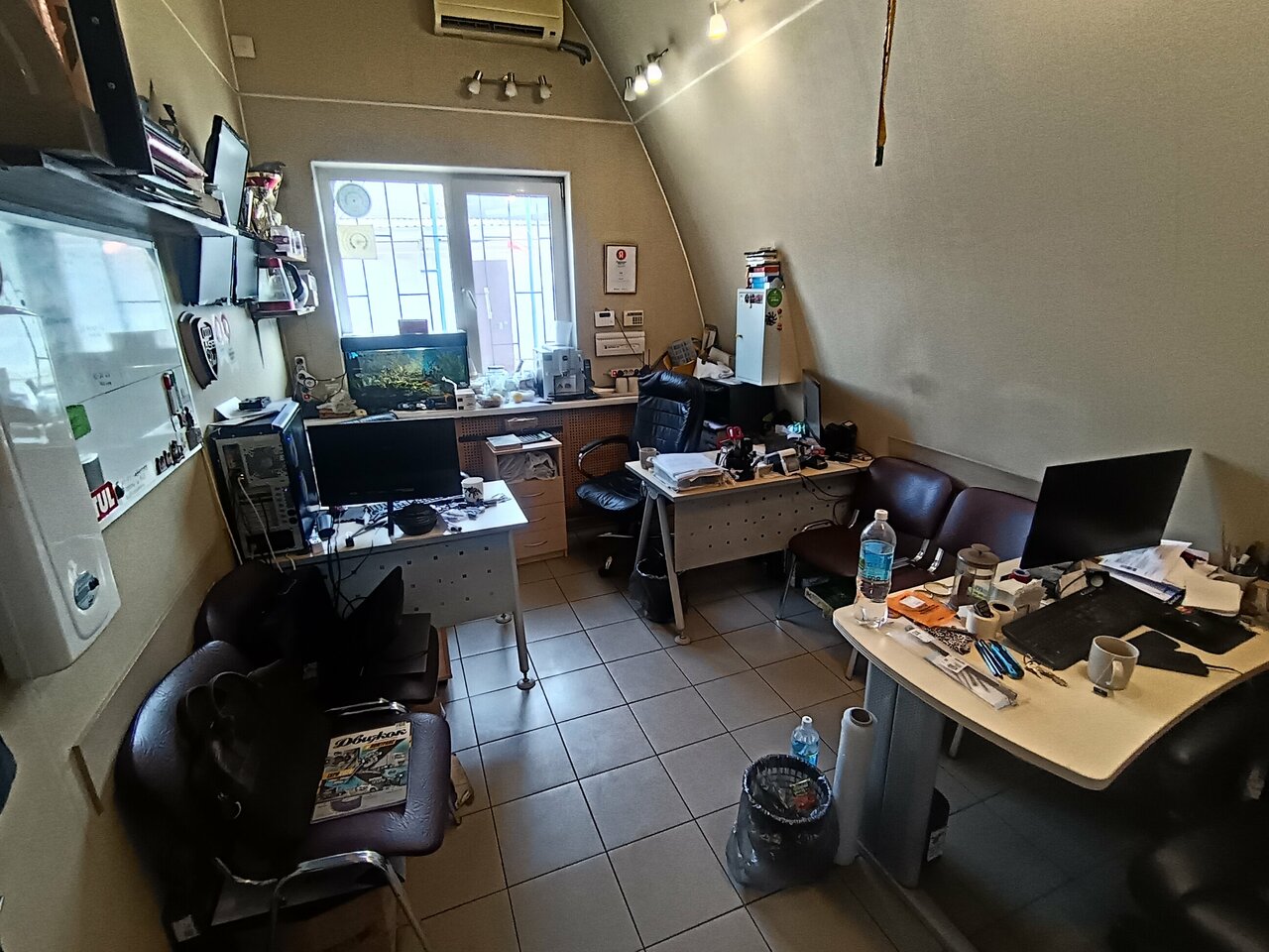 inside