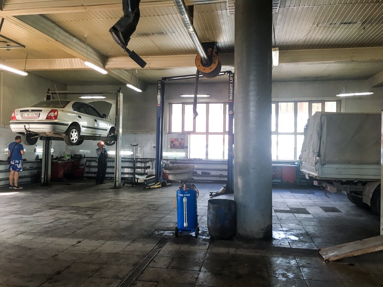 inside