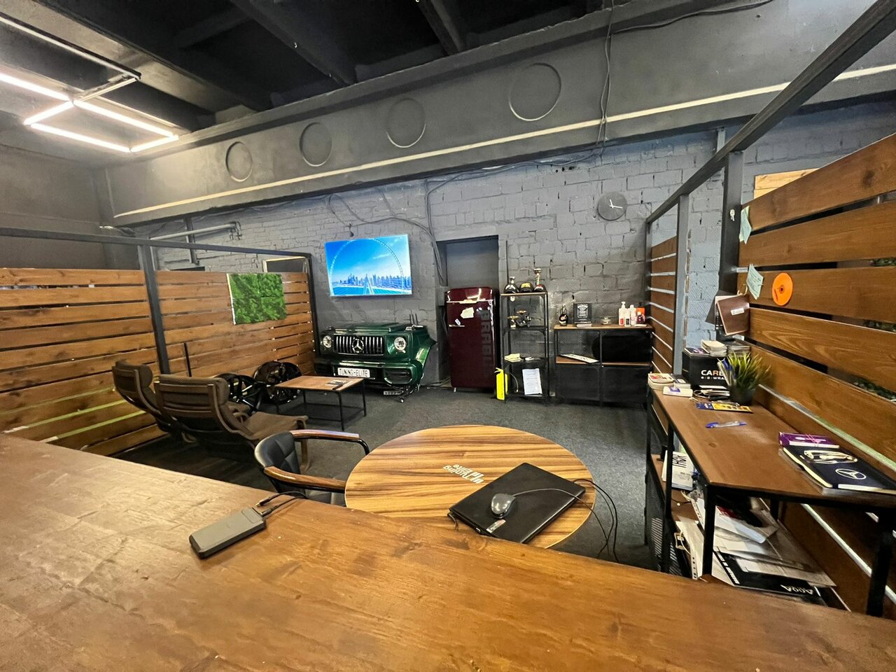 inside