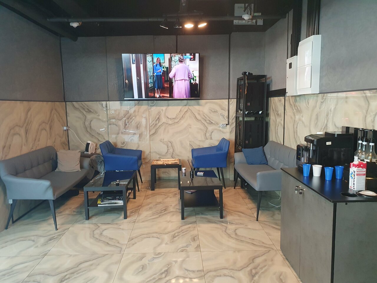 inside