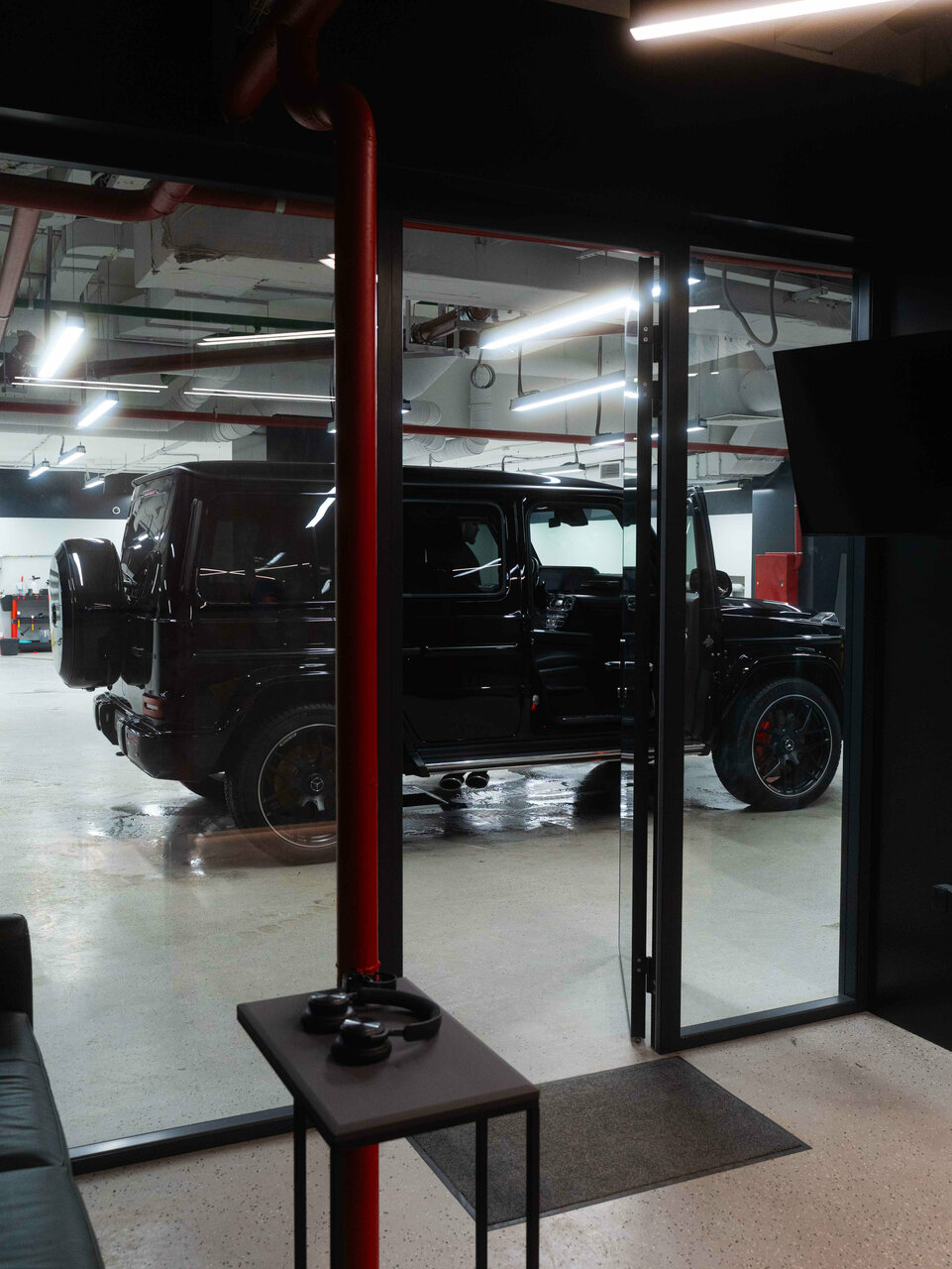 inside