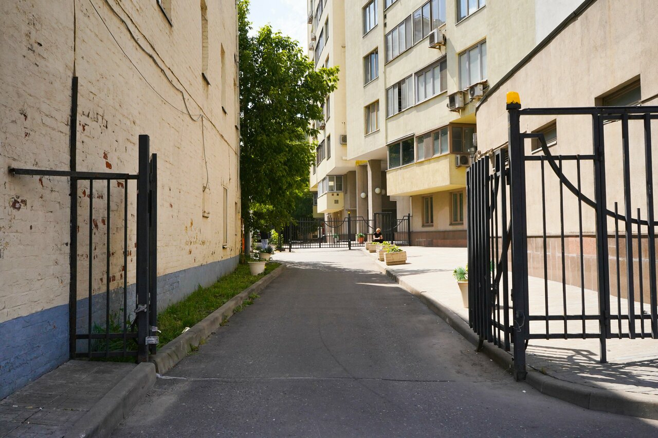 outside