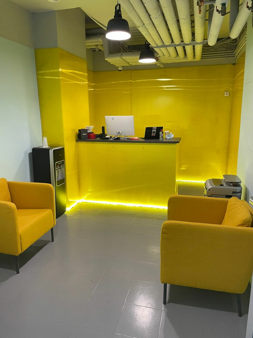 inside