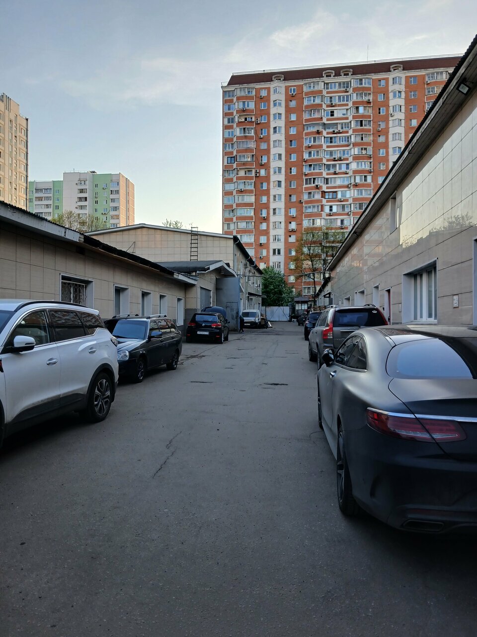 outside