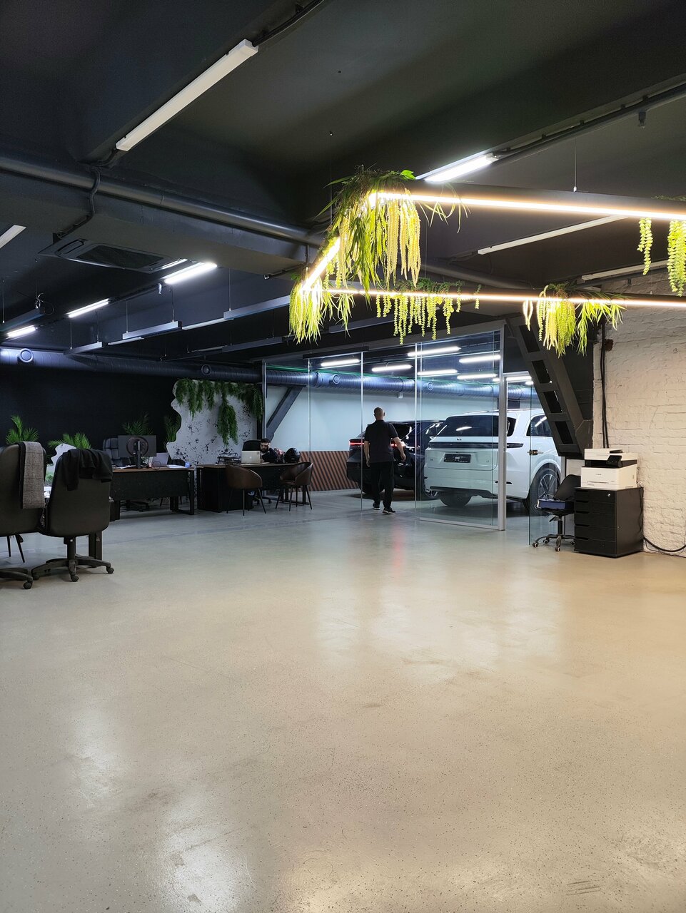inside