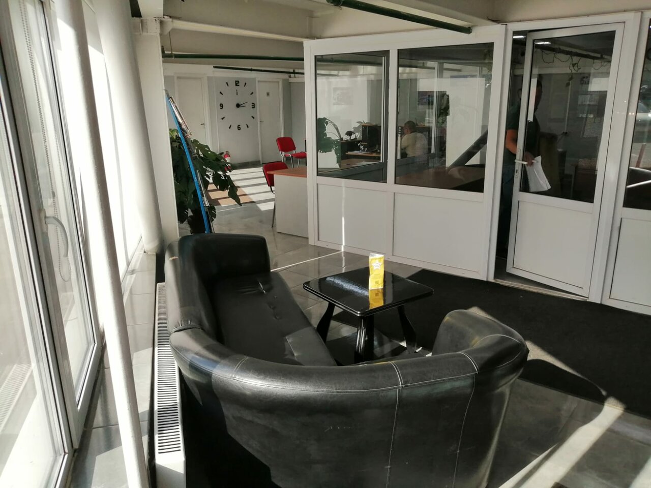 inside