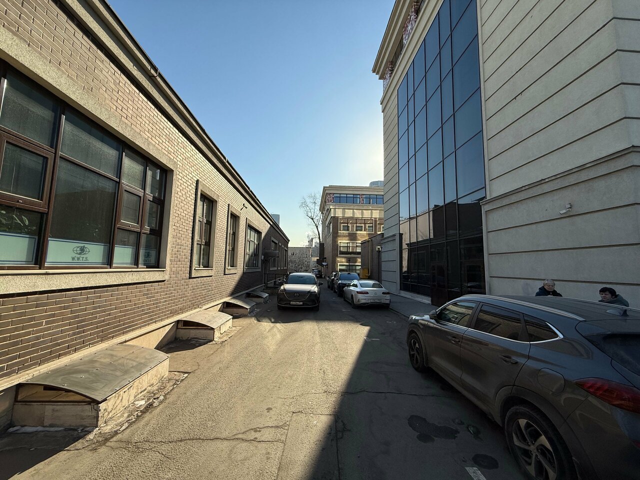 outside