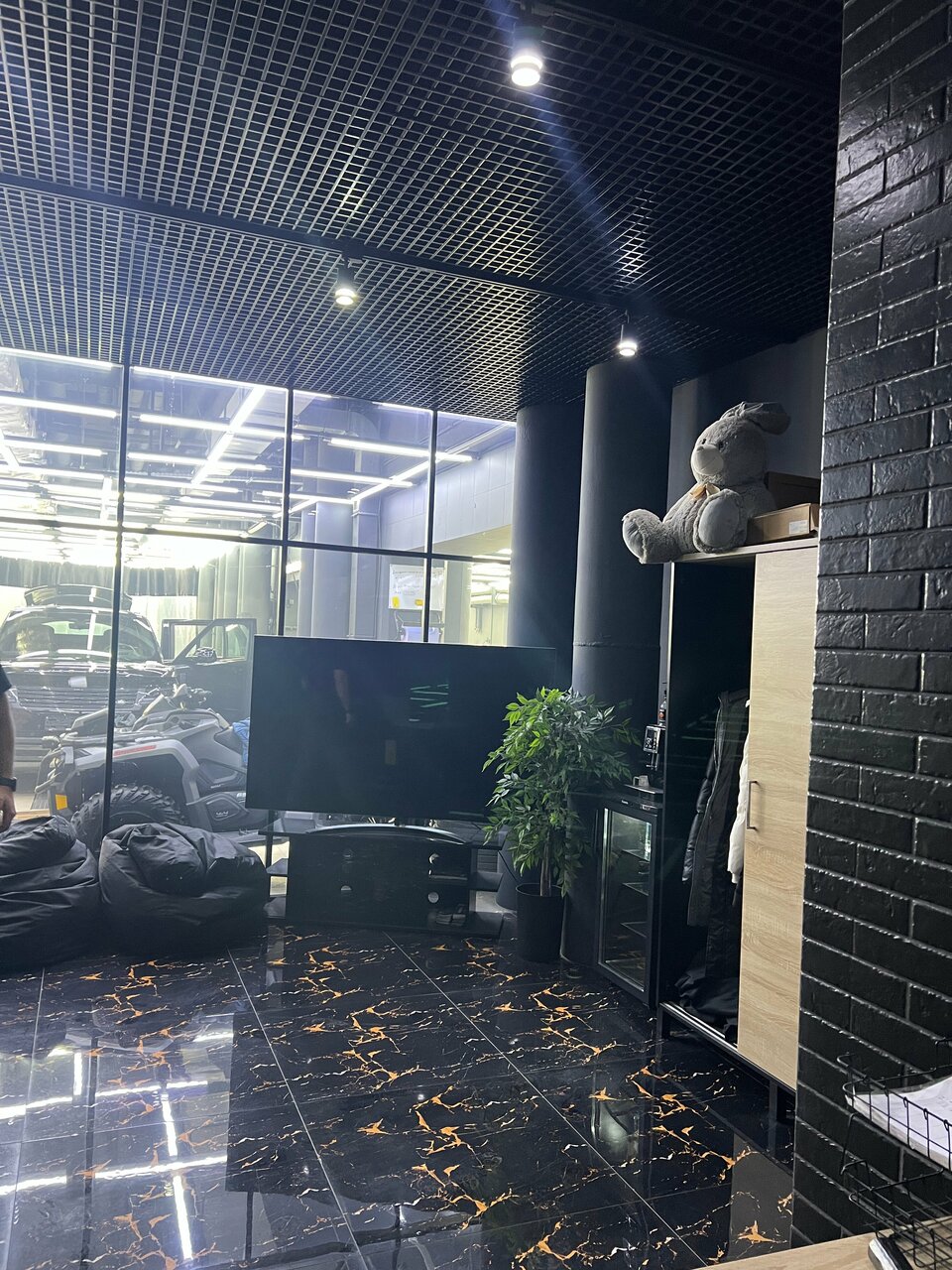 inside
