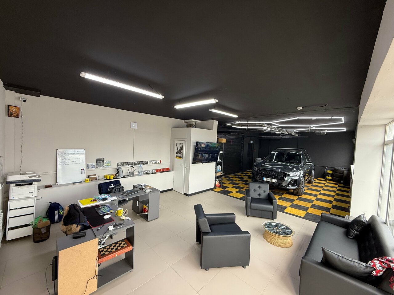 inside