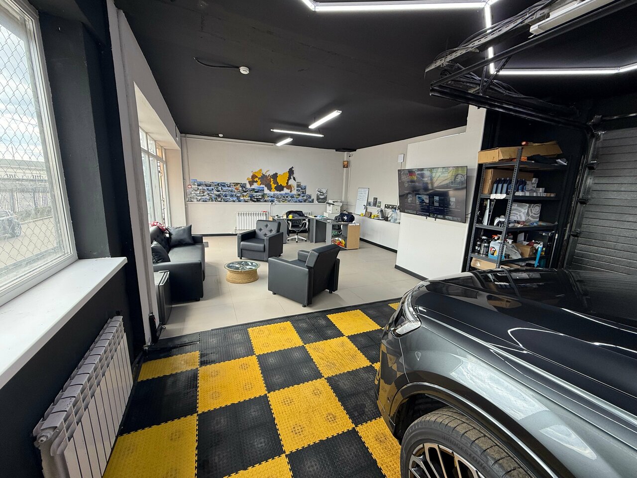 inside
