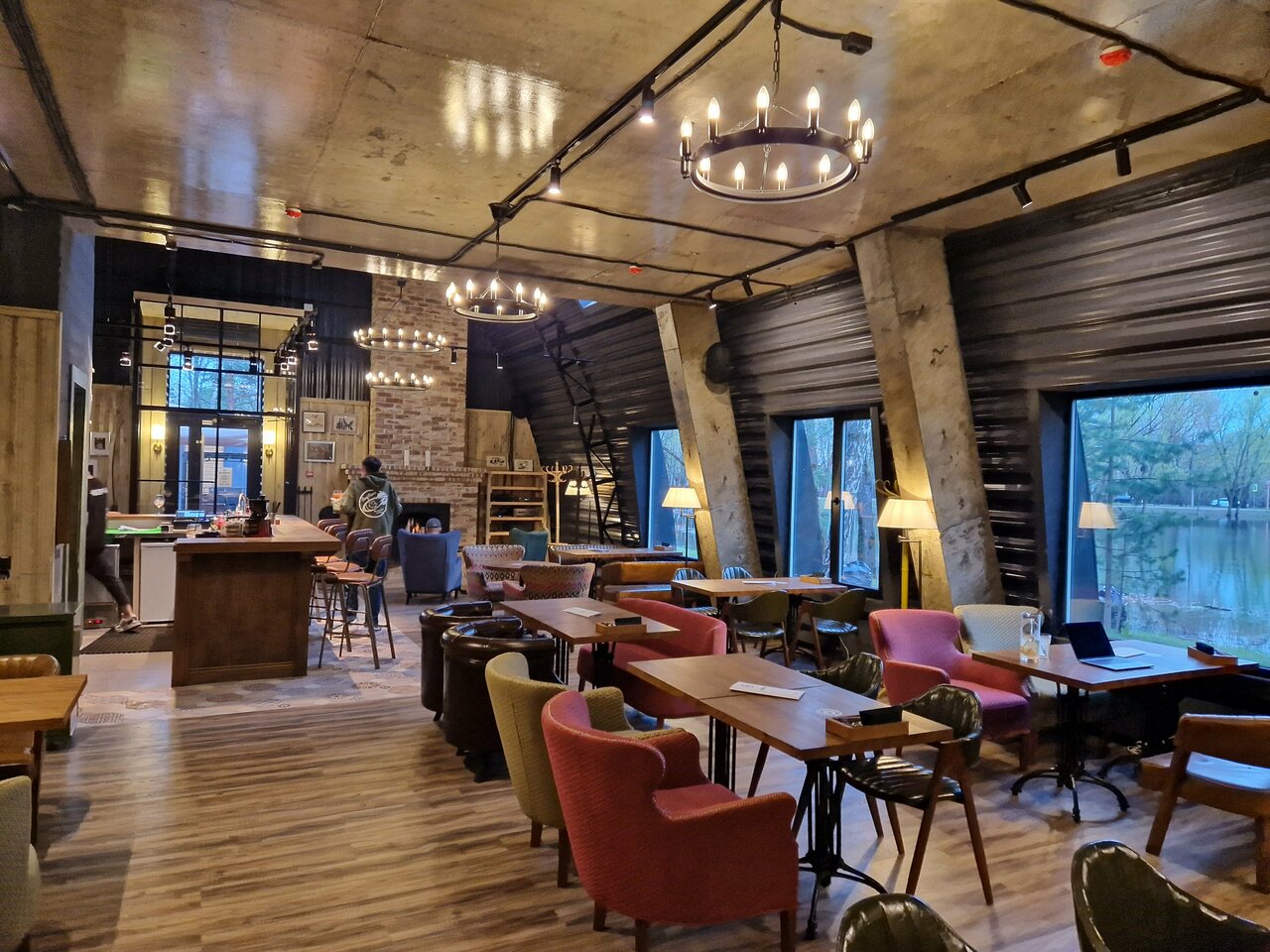 inside