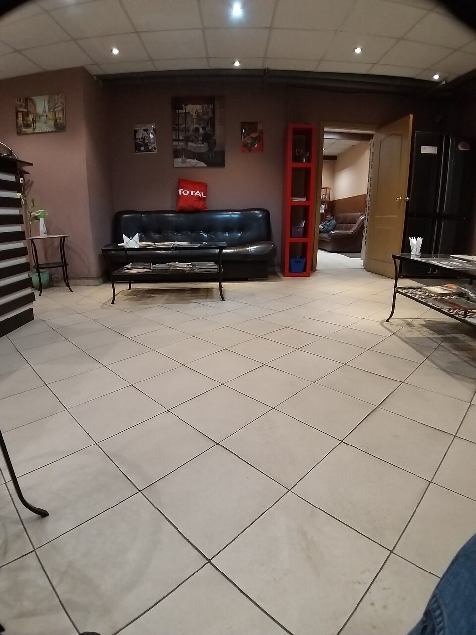 inside