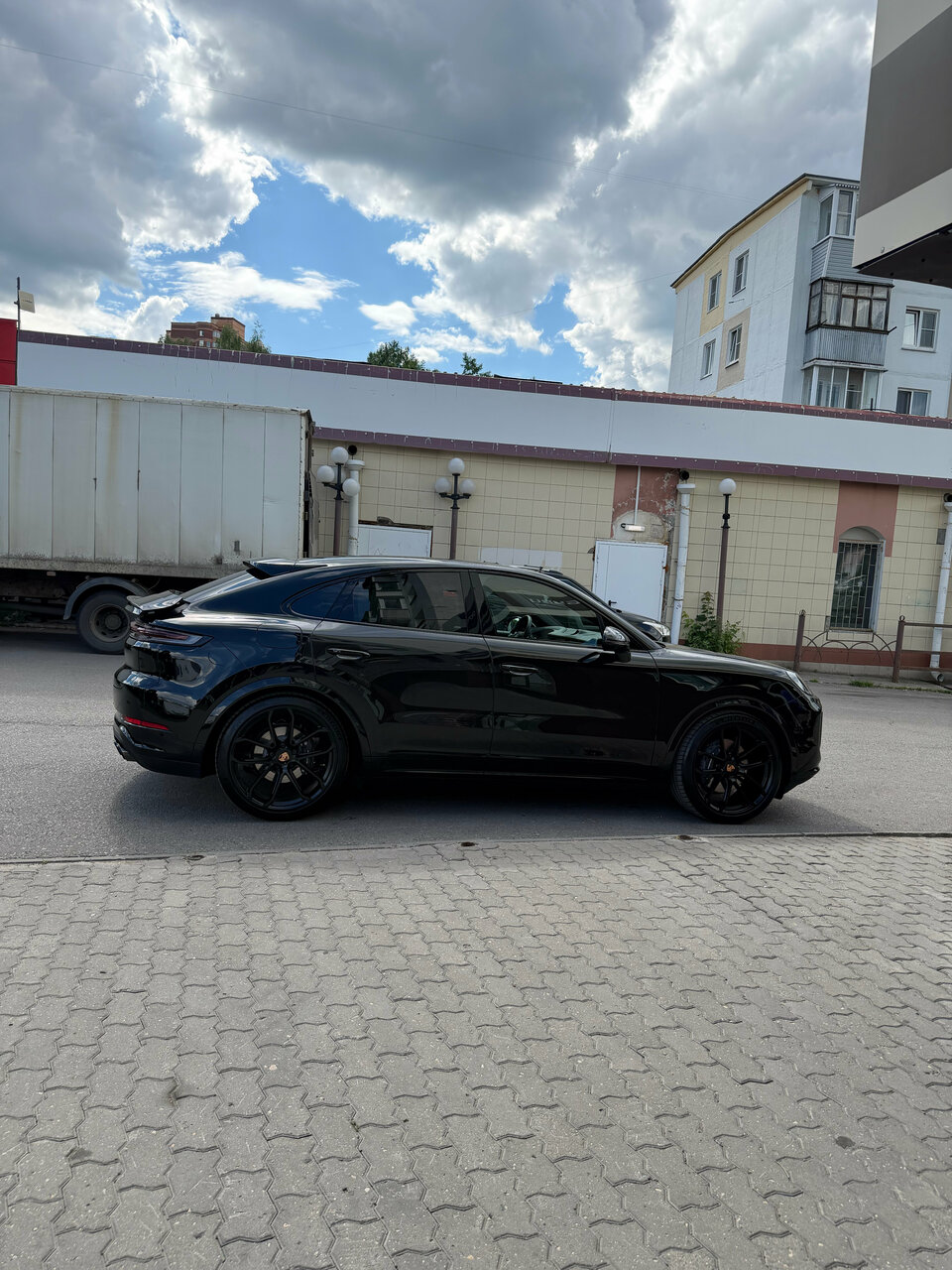 outside