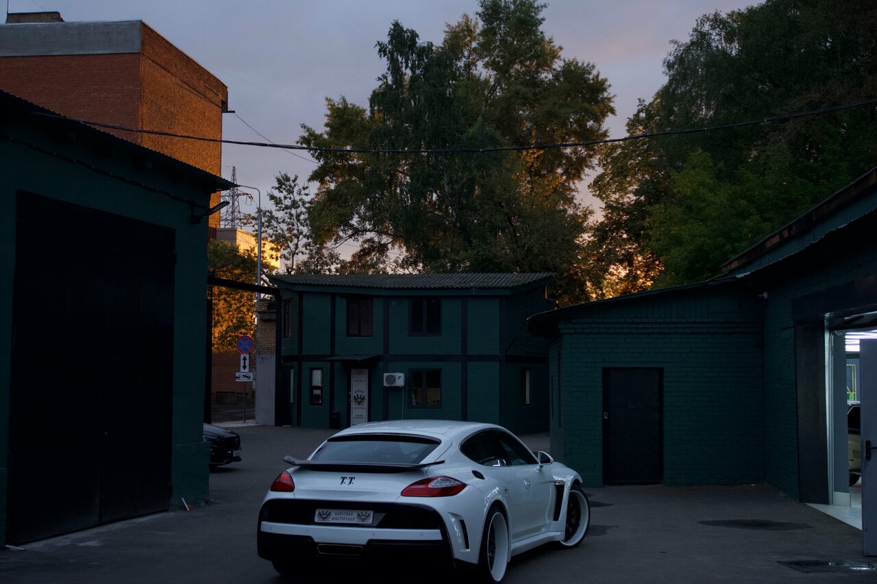 outside