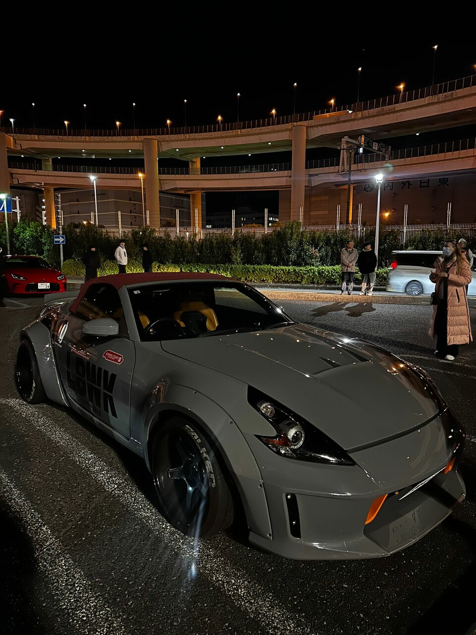 outside