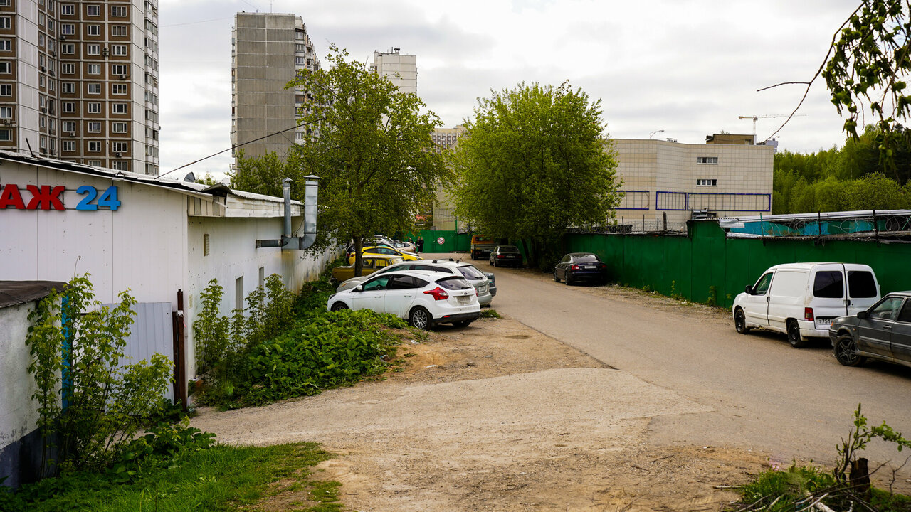 outside