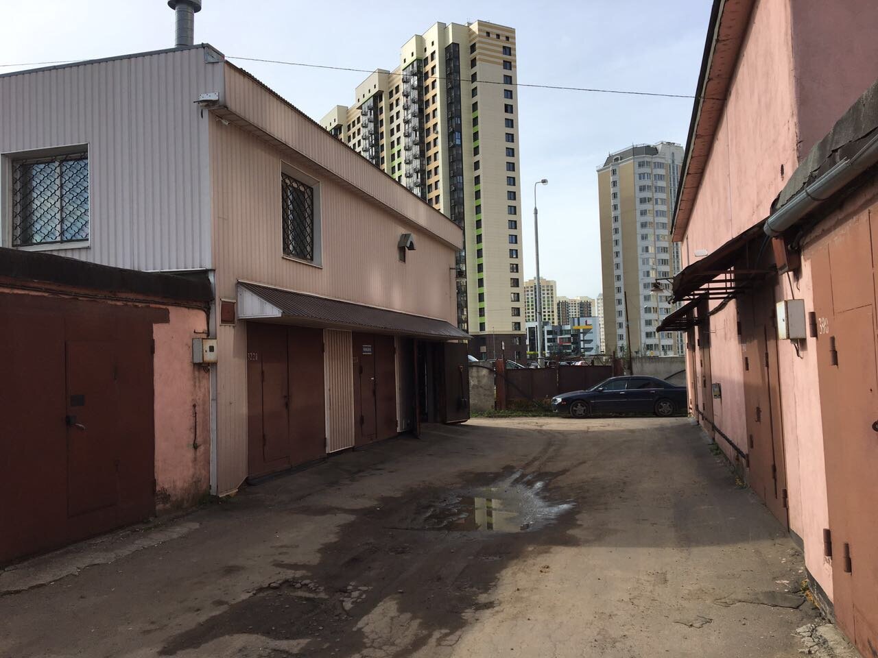 outside