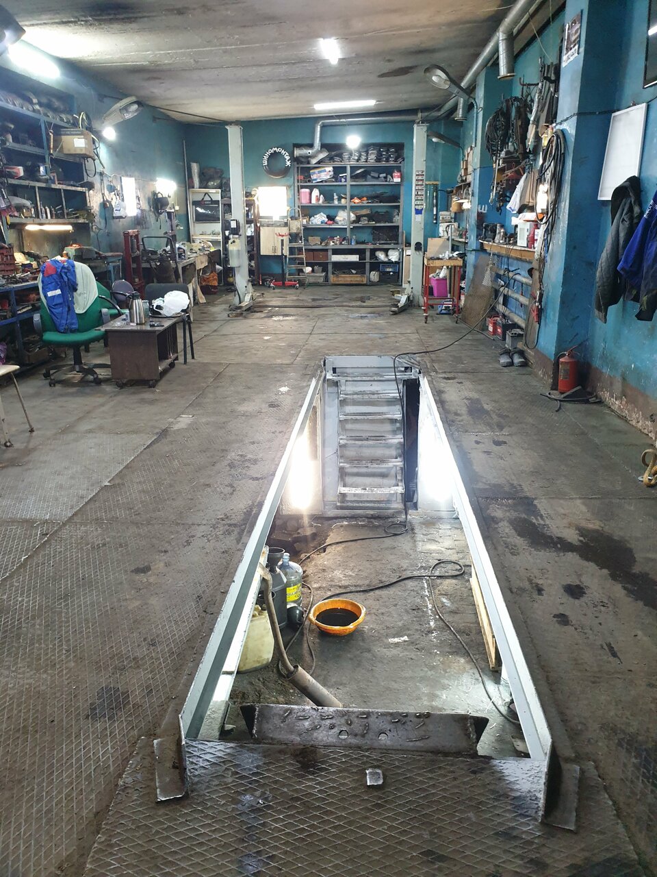inside