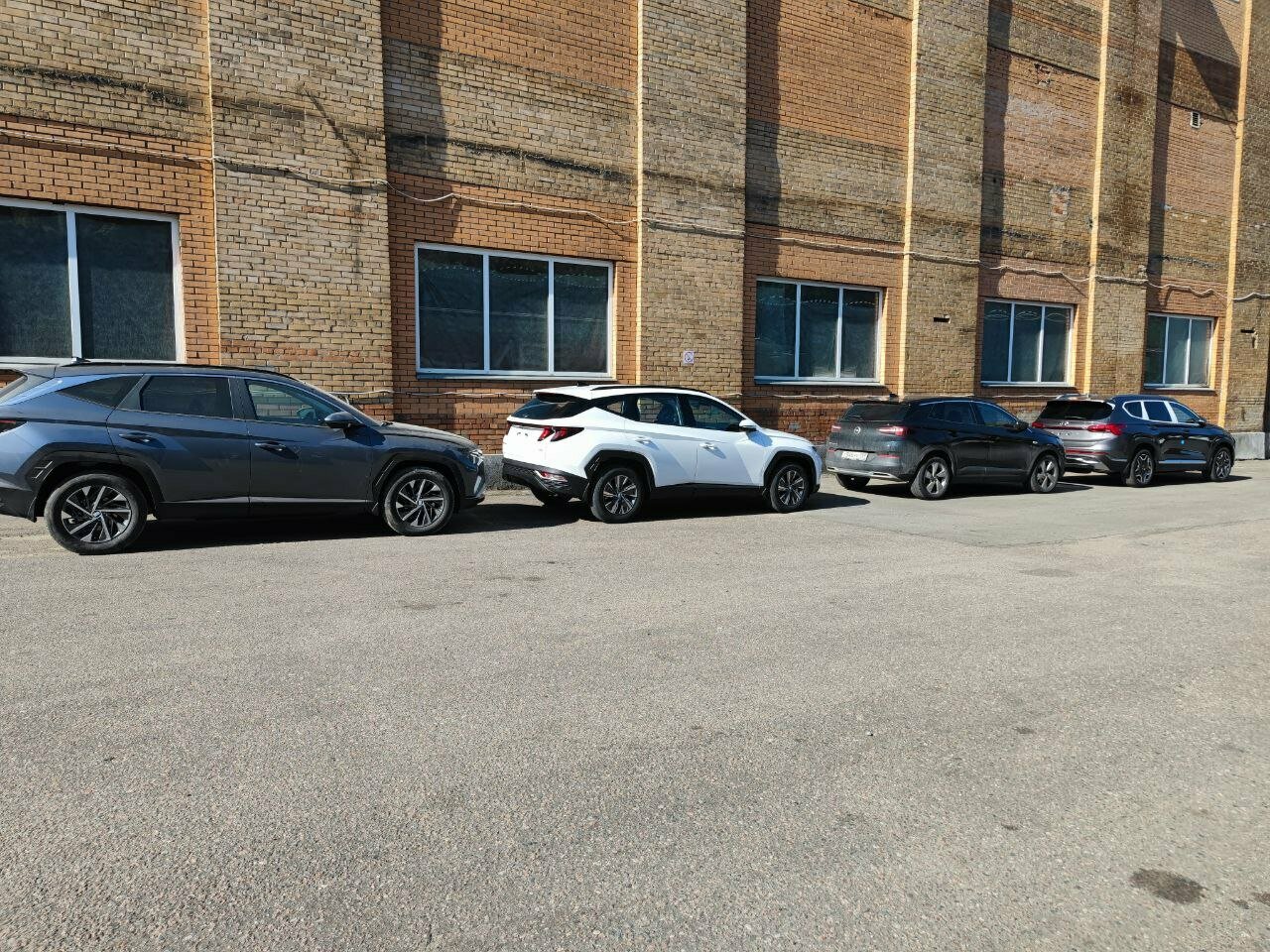 outside